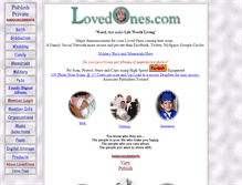 Tablet Screenshot of lovedones.com